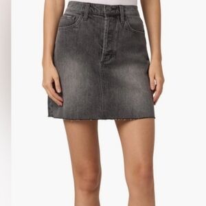 Joe's Jeans Anastasia Grey Denim Mini Skirt